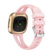 Fitbit Versa 3 &amp; 4 / Sense 1 &amp; 2 - Sportband Teardrop Design - Klein - Pink
