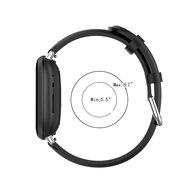 Fitbit Versa 3/4 &amp; Sense 1/2 Lederband - Dunkelblau