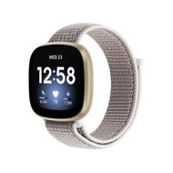 Fitbit Versa 3 &amp; Sense 1 - Sport-Laufband - Wei&szlig; / grau