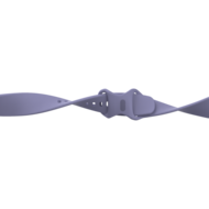 Fitbit Versa 3 &amp; 4 / Sense 1 &amp; 2 Sportarmband - Flieder - Gr&ouml;&szlig;e: M/L