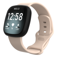 Fitbit Versa 3 &amp; 4 / Sense 1 &amp; 2 Sportarmband - Sand Pink - Gr&ouml;&szlig;e: M/L