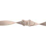 Fitbit Versa 3 &amp; 4 / Sense 1 &amp; 2 Sportarmband - Sand Pink - Gr&ouml;&szlig;e: M/L