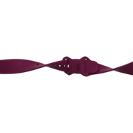 Fitbit Versa 3 &amp; 4 / Sense 1 &amp; 2 Sportarmband - Weinrot - Gr&ouml;&szlig;e: M/L