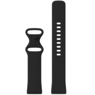 Fitbit Versa 3 &amp; 4 / Sense 1 &amp; 2 Sportarmband - Schwarz - Gr&ouml;&szlig;e: M/L