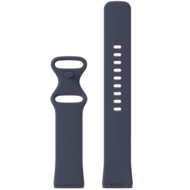 Fitbit Versa 3 &amp; 4 / Sense 1 &amp; 2 Sportband - Grau-Blau - Gr&ouml;&szlig;e: S/M