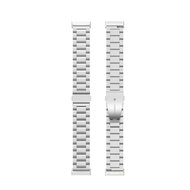 Fitbit Versa 3/4 &amp; Sense 1/2 Metallgliederband - Silber