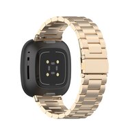 Fitbit Versa 3/4 &amp; Sense 1/2 Metallgliederarmband - Champagner Gold