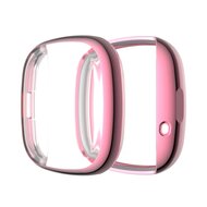 Fitbit Versa 3 / Sense Soft TPU Fall (vollst&auml;ndig gesch&uuml;tzt) - Rosa
