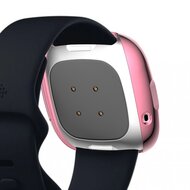 Fitbit Versa 3 / Sense Soft TPU Fall (vollst&auml;ndig gesch&uuml;tzt) - Rosa