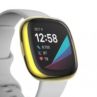 Fitbit Versa 3 / Sense Soft TPU Fall (vollst&auml;ndig gesch&uuml;tzt) - Gold