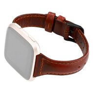 Fitbit Versa 1 / 2 &amp; Lite Lederband - Braun