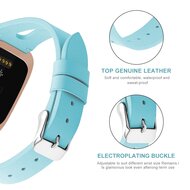 Fitbit Versa 1 / 2 &amp; Lite Armband TPU Leder - Blau