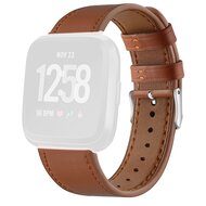 Fitbit Versa 1 / 2 &amp; Lite Lederband - Braun