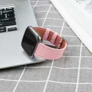 Fitbit Versa 1 / 2 &amp; Lite Lederband - Altrosa
