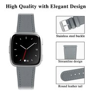 Fitbit Versa 1 / 2 &amp; Lite Lederband - Grau