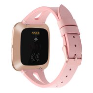 Fitbit Versa 1 / 2 &amp; Lite Armband TPU Leder - Rosa