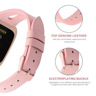 Fitbit Versa 1 / 2 &amp; Lite Armband TPU Leder - Rosa