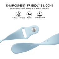 Fitbit Versa 1 / 2 &amp; Lite Silikonband - Gr&ouml;&szlig;e: Gro&szlig; - Hellblau