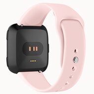 Fitbit Versa 1 / 2 &amp; Lite Silikonband - Gr&ouml;&szlig;e: Gro&szlig; - Rosa
