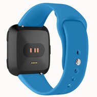 Fitbit Versa 1 / 2 &amp; Lite Silikonband - Gr&ouml;&szlig;e: Klein - Blau