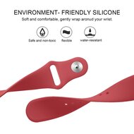 Fitbit Versa 1 / 2 &amp; Lite Silikonband - Gr&ouml;&szlig;e: Klein - Rot