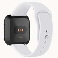 Fitbit Versa 1 / 2 &amp; Lite Silikonband - Gr&ouml;&szlig;e: Klein - Wei&szlig;