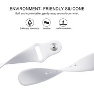 Fitbit Versa 1 / 2 &amp; Lite Silikonband - Gr&ouml;&szlig;e: Klein - Wei&szlig;