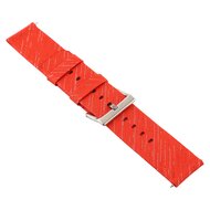 Canvas Band Fitbit Versa 1 / 2 &amp; Lite - Rot / Silber