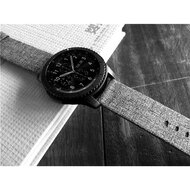 Canvas Band Fitbit Versa 1 / 2 &amp; Lite - Schwarz