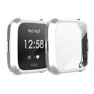 Fitbit Versa Lite Soft TPU Fall (vollst&auml;ndig gesch&uuml;tzt) - Silber