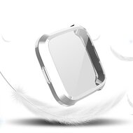 Fitbit Versa Lite Soft TPU Fall (vollst&auml;ndig gesch&uuml;tzt) - Silber
