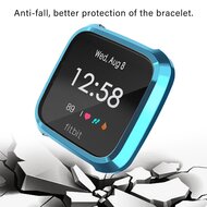 Fitbit Versa Lite Soft TPU Fall (vollst&auml;ndig gesch&uuml;tzt) - Blau