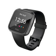 Fitbit Versa Lite Soft TPU Fall (vollst&auml;ndig gesch&uuml;tzt) - Schwarz
