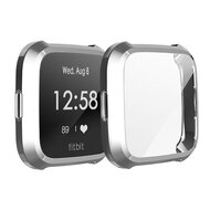 Fitbit Versa Lite Soft TPU H&uuml;lle (vollst&auml;ndig gesch&uuml;tzt) - Grau