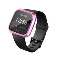Fitbit Versa Lite Soft TPU Fall (vollst&auml;ndig gesch&uuml;tzt) - Rosa