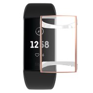 Fitbit Charge 3 &amp;4 Tasche (vollst&auml;ndig gesch&uuml;tzt) - Rose gold