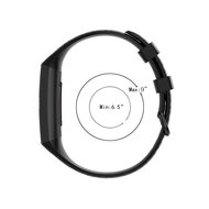 Fitbit Charge 3 &amp; 4 Silikonband mit Rautenmuster - Gr&ouml;&szlig;e: Gro&szlig; - Hellviolett
