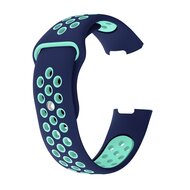 Fitbit Charge 3 &amp; 4 Silikon DOT Armband - Mint / Blau - Gr&ouml;&szlig;e: Gro&szlig;