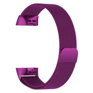 Fitbit Charge 3 &amp; 4 milanaise Armband - Gr&ouml;&szlig;e: Klein - Lila