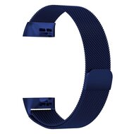Fitbit Charge 3 &amp; 4 milanaise Armband - Gr&ouml;&szlig;e: Klein - Dunkelblau