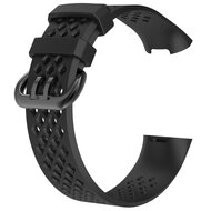 Fitbit Charge 3 &amp; 4 Sportband - Gr&ouml;&szlig;e: Gro&szlig; - Schwarz