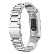 Fitbit Charge 3 &amp; 4 Metallband - Silber