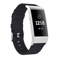 Fitbit Charge 3 &amp; 4 Nylonband - Schwarz