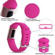 Fitbit Charge 2 Silikonband - Gr&ouml;&szlig;e: Gro&szlig; - Lila