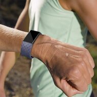 Fitbit Charge 2 Silikonband - Gr&ouml;&szlig;e: Gro&szlig; - Lila