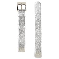 Lederband Fitbit Alta - Silber