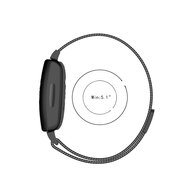 Fitbit Inspire 2 &amp; Ace 3 Milanaise Armband - Gr&ouml;&szlig;e: Klein - Silber