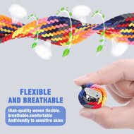 Samsung Galaxy Watch 4 - 40mm / 44mm - Geflochtenes Armband - Mehrfarbig Fr&uuml;hling