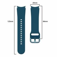 Samsung Galaxy Watch 4 - 40mm &amp; 44mm - Klassisches Sportarmband - Blau Gr&uuml;n