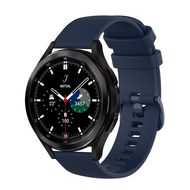 Samsung Galaxy Watch 4 Classic - 42mm &amp; 46mm - Gemustertes Sportarmband - Dunkelblau